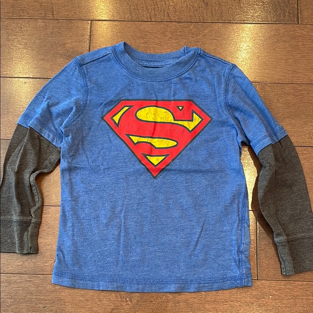 Old Navy Superman Long Sleeve Tee